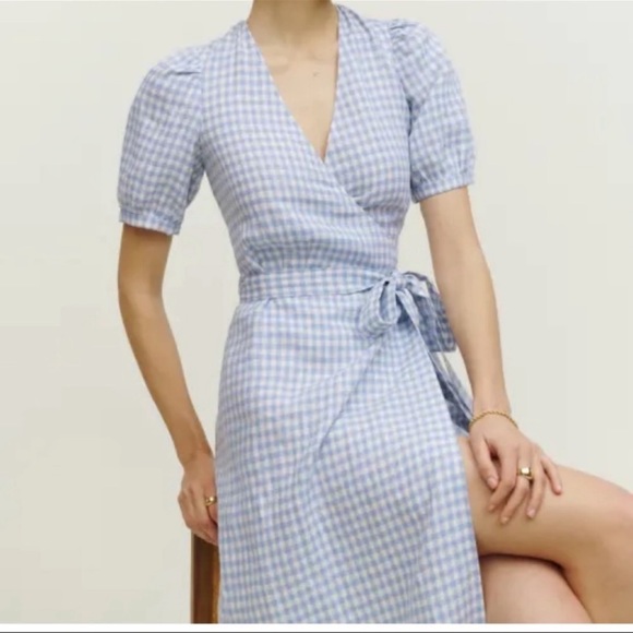 Reformation Weiss Linen Dress - Picture 3 of 10